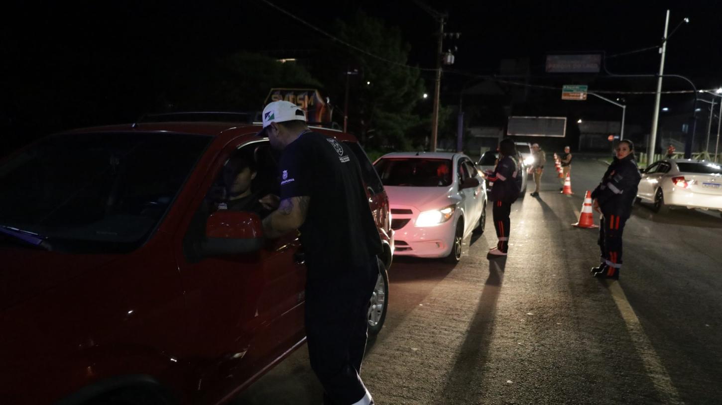 Blitz educativa aborda álcool e drogas no trânsito nesta quinta-feira (14)