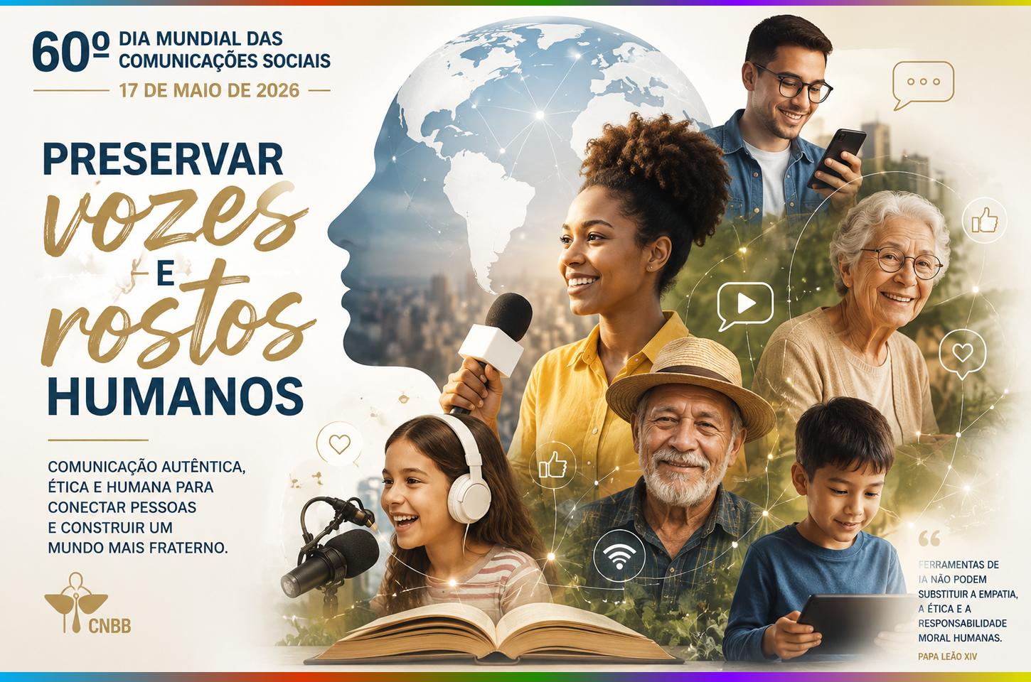 Dia Mundial das Comunicações Sociais de 2026 destaca a preservação da humanidade na comunicação