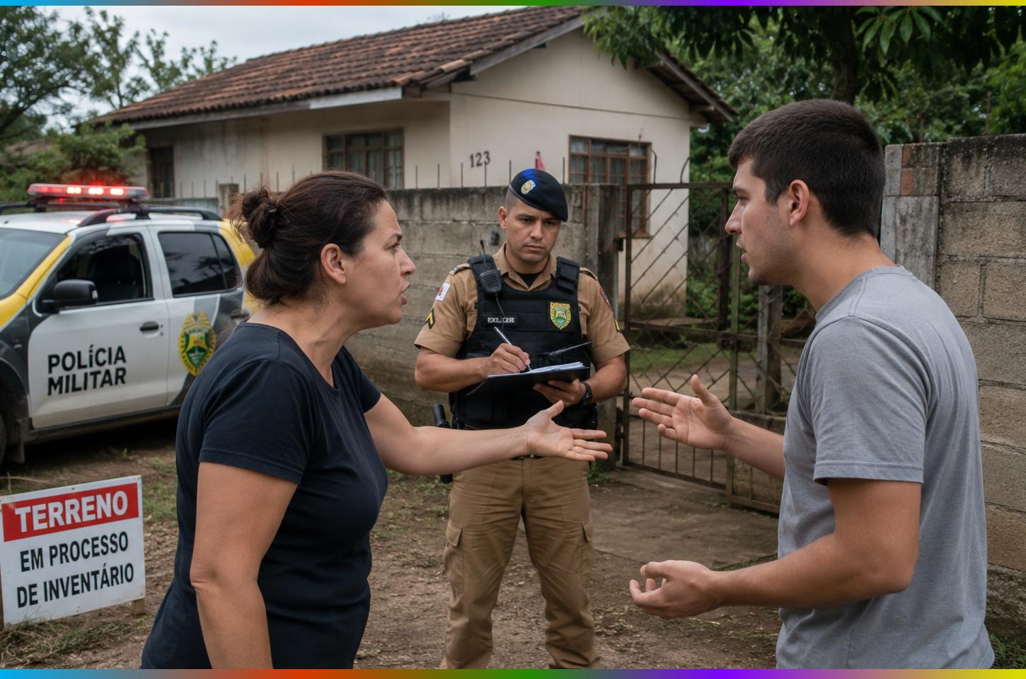 Discussão familiar por terreno termina em vias de fato no bairro Primavera