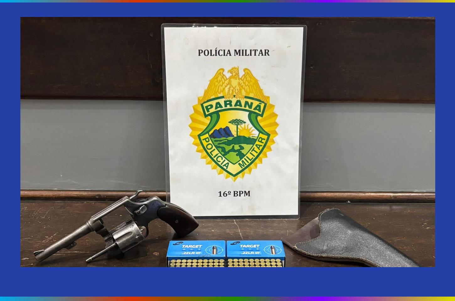 Dono de bar é preso com revólver e mais de 140 munições durante operação policial em Guarapuava