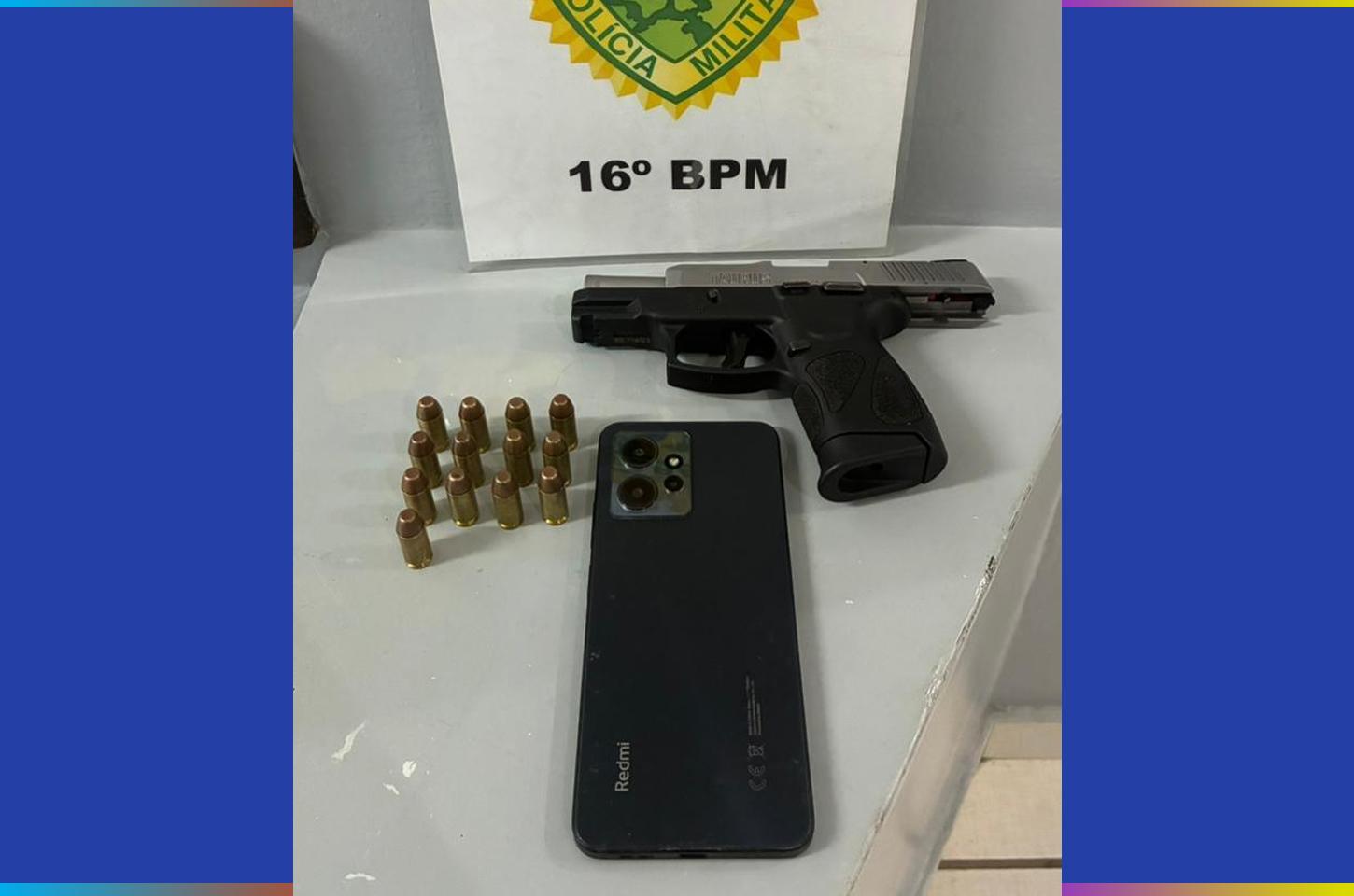 Homem é preso com arma restrita e carro clonado durante ação do Choque em Guarapuava