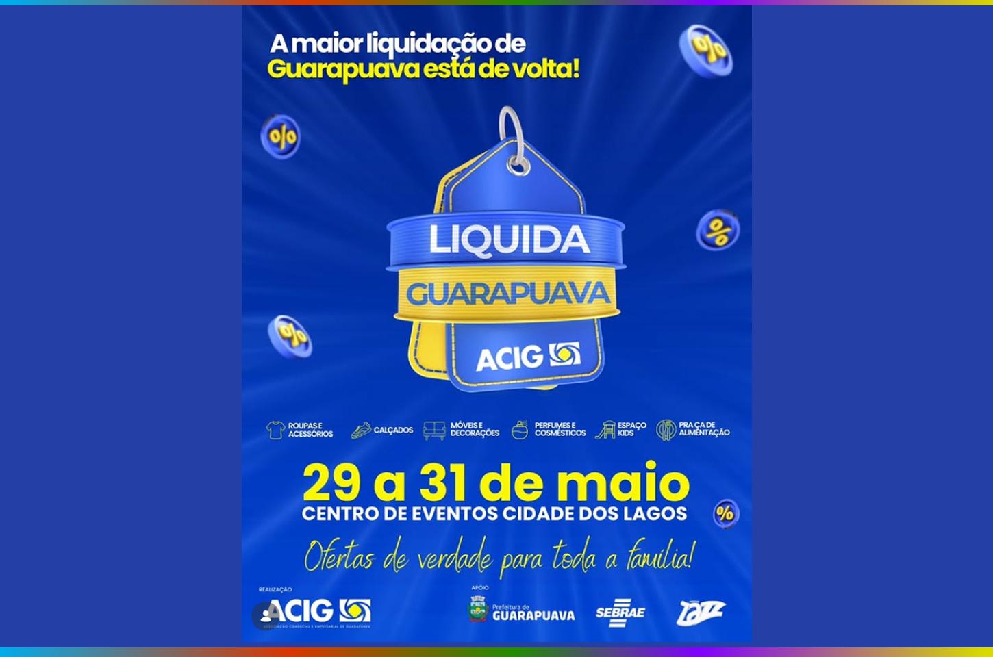 Liquida Guarapuava 2026 promete grandes ofertas e público recorde