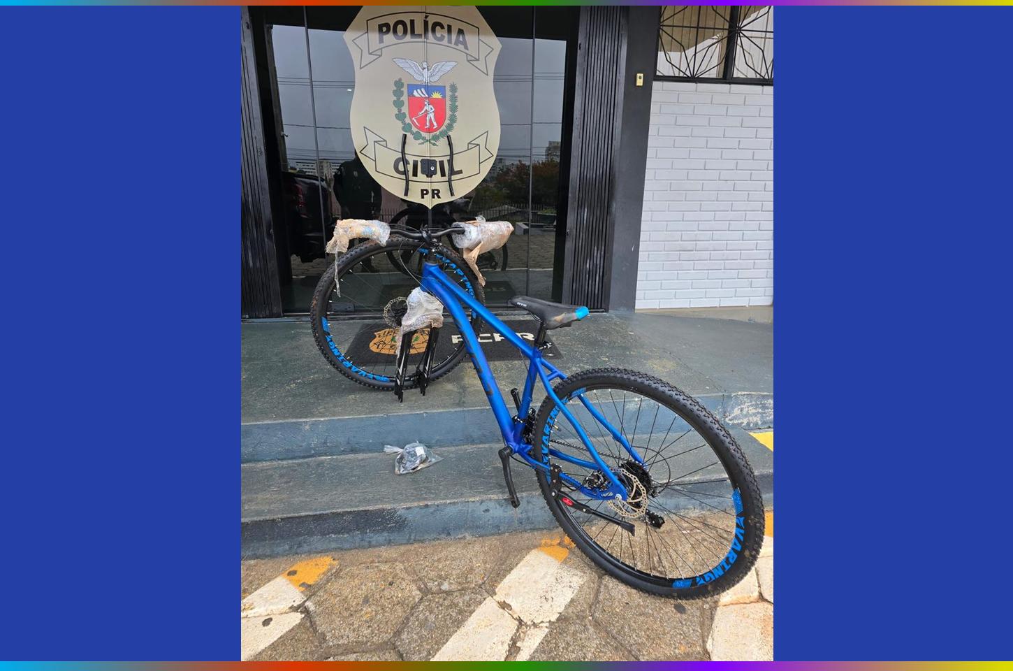 PCPR procura dono de bicicleta recuperada na região de Guarapuava