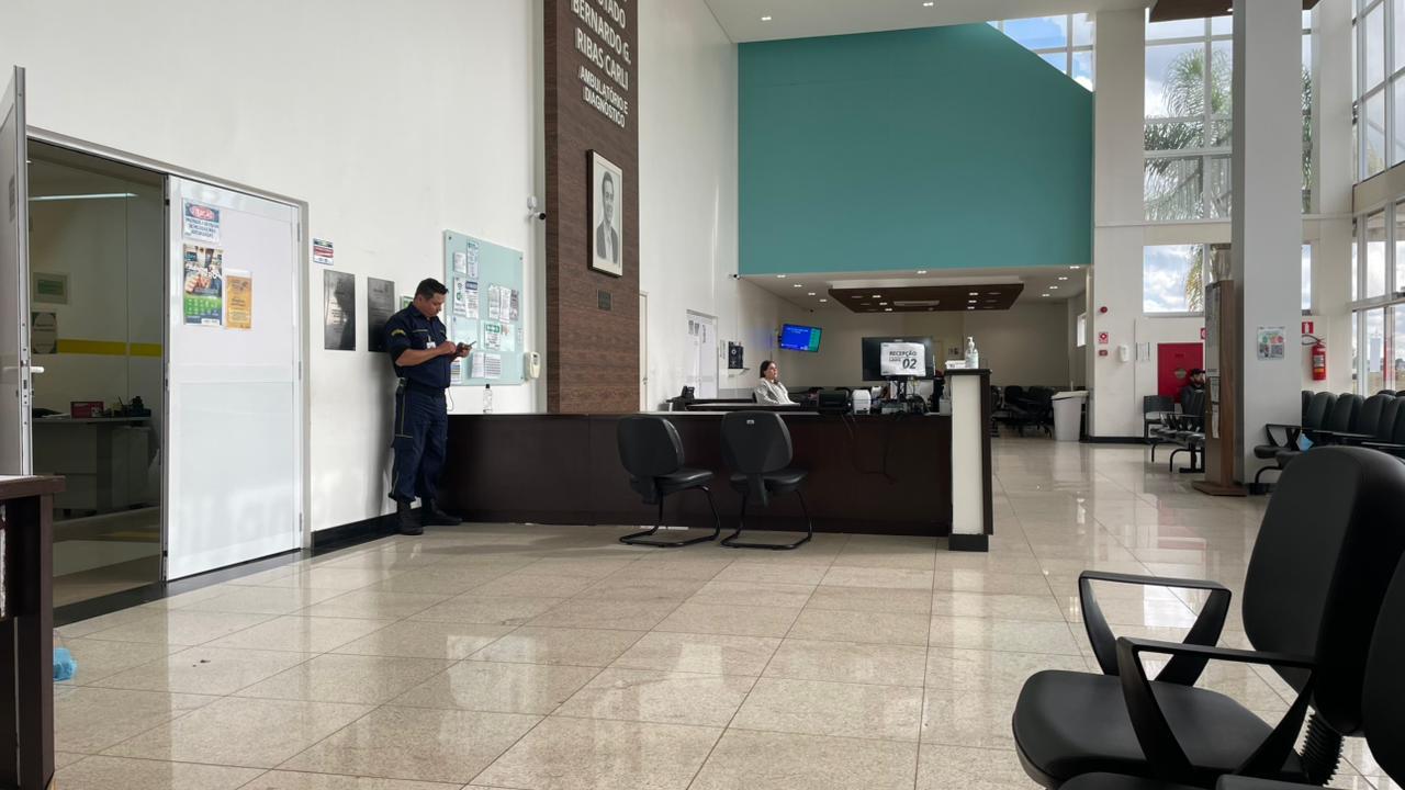 Recepção do Hospital Regional do Centro Oeste