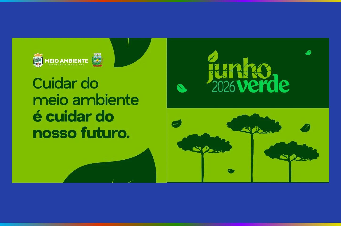 Secretaria de Meio Ambiente convida população a contribuir com ideias para a programação do Junho Verde 2026