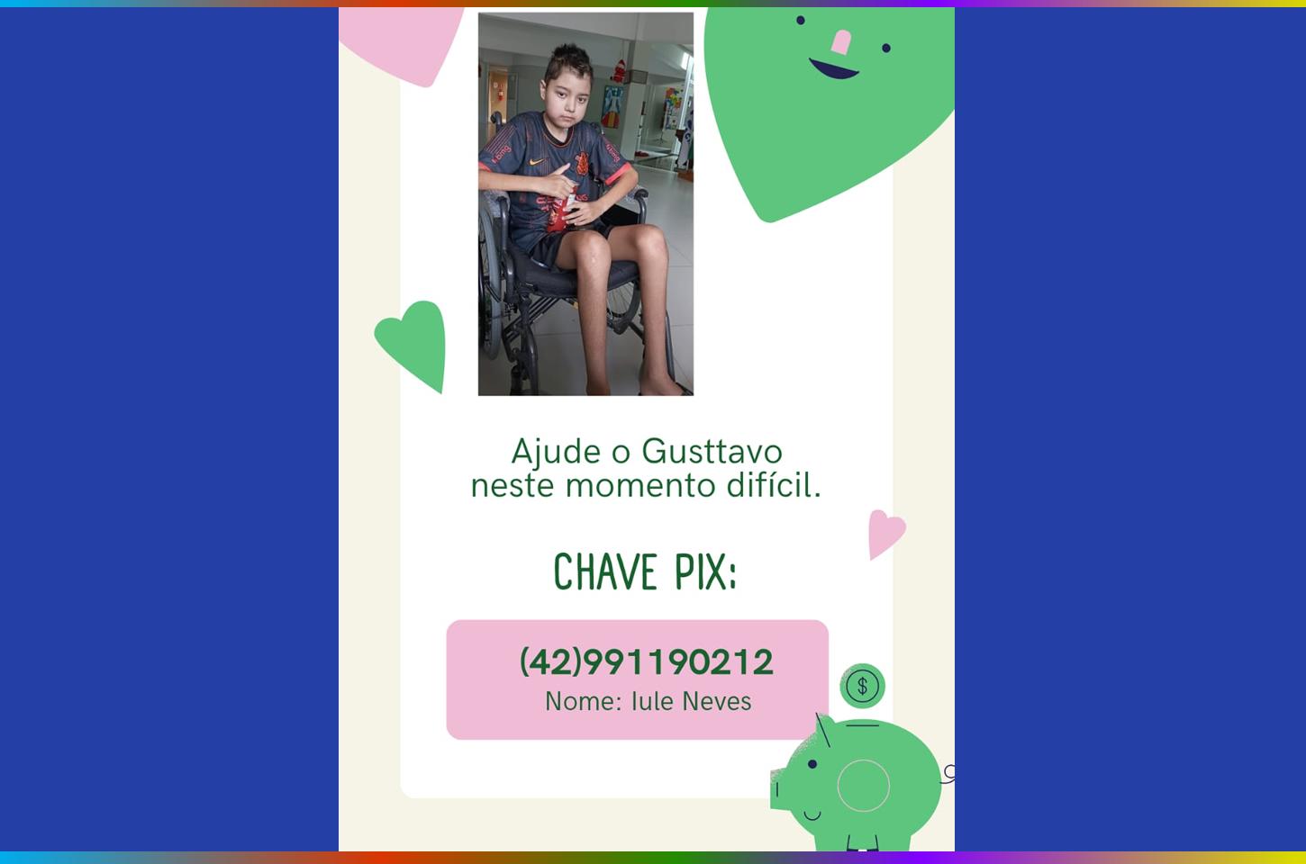 Aos 11 anos, Gustavo enfrenta a leucemia longe de casa e precisa da solidariedade da comunidade