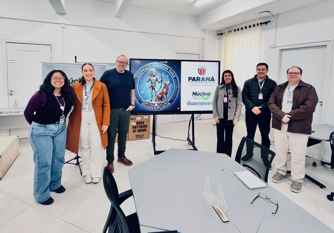 InovaLab e Núcleo Regional de Educação unem esforços para implantação de Espaço Maker em Guarapuava