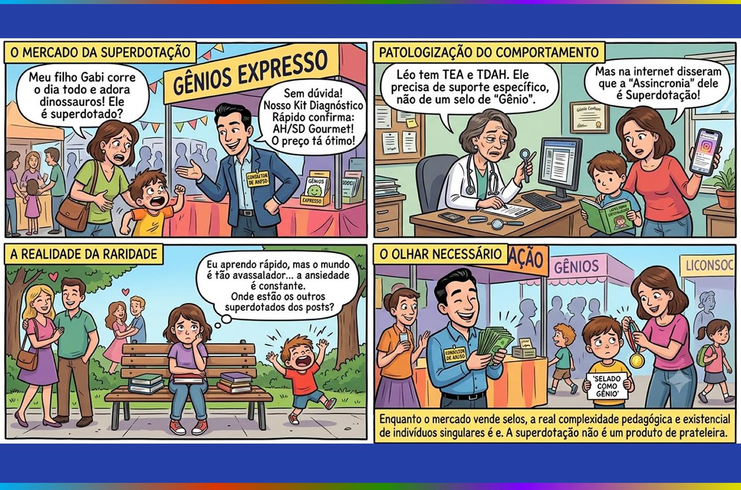 Superdotação em debate: quando a genialidade vira produto e a ciência perde espaço