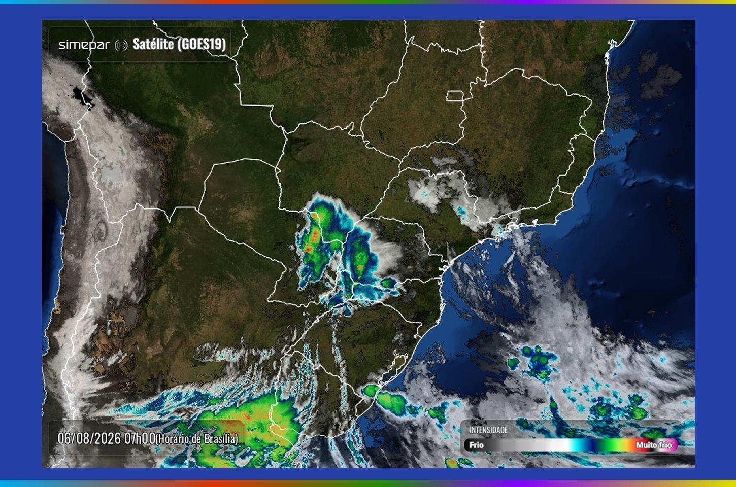 Ciclone extratropical coloca Paraná em alerta para temporais e ventos acima de 70 km/h