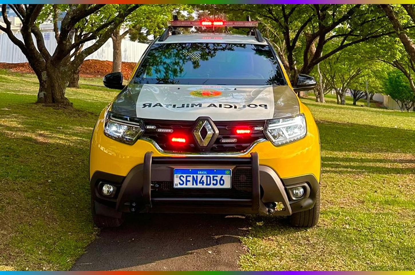 PM atende ocorrência de briga em via pública no Alto Cascavel, em Guarapuava