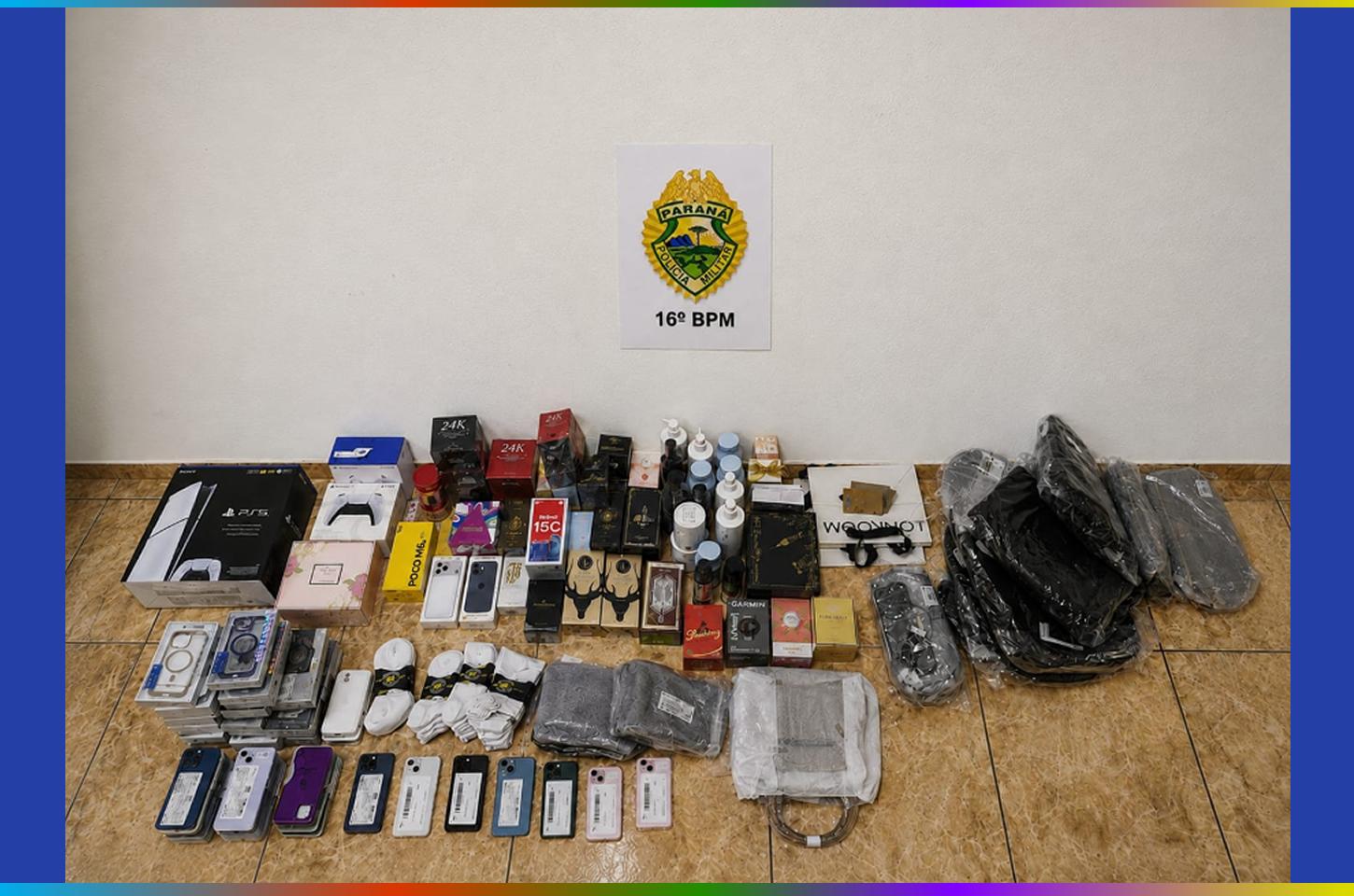 Polícia recaptura foragido e apreensões milionárias marcam últimas ocorrências em Guarapuava