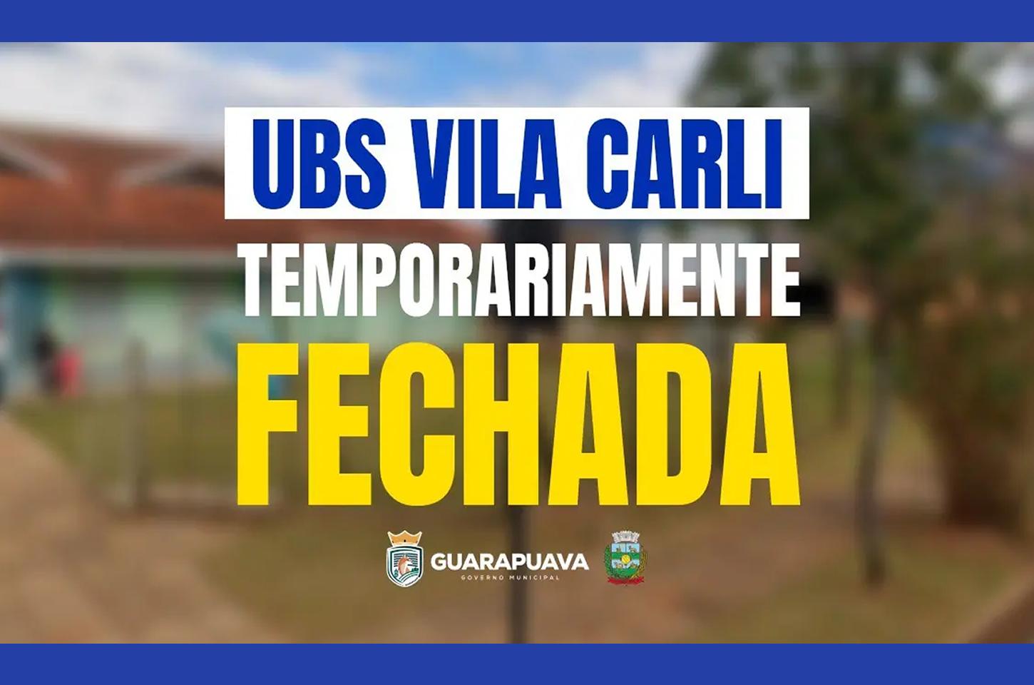 UBS Vila Carli fecha temporariamente para reforma e atendimentos serão reorganizados em outras unidades