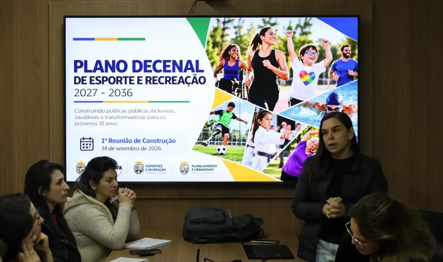 Construção do Plano Decenal do Esporte reúne diferentes áreas da administração municipal