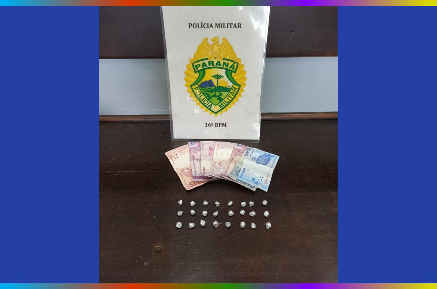 Homem é preso com 24 pedras de crack prontas para venda no Jardim das Américas