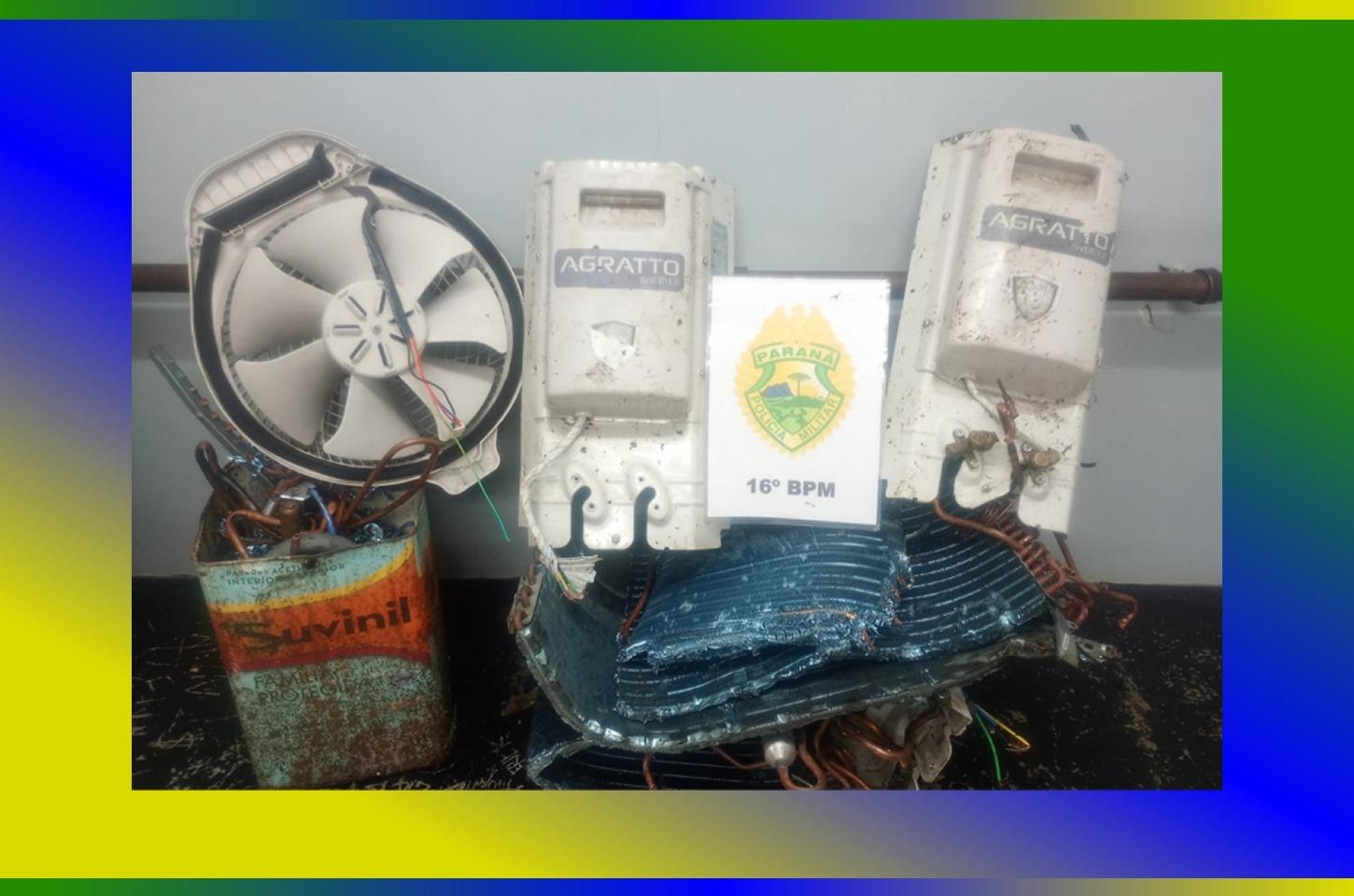 Jovem é preso suspeito de furtar condensadores de ar-condicionado de unidade de saúde em Guarapuava