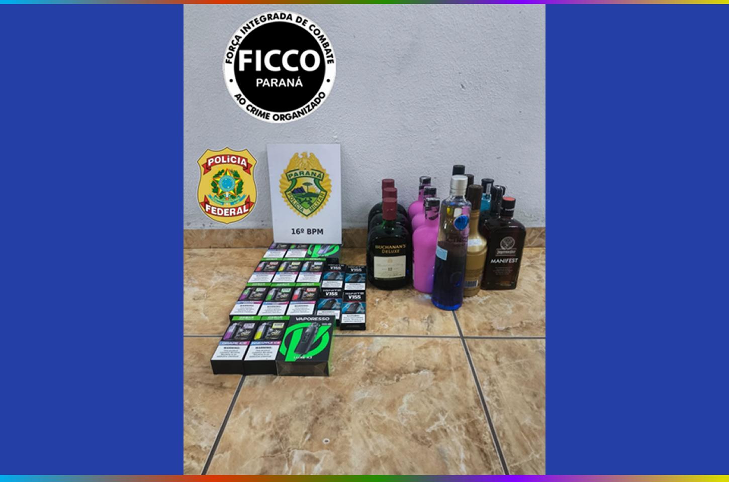 Mercadorias importadas sem documentação são apreendidas na BR-277 em Guarapuava