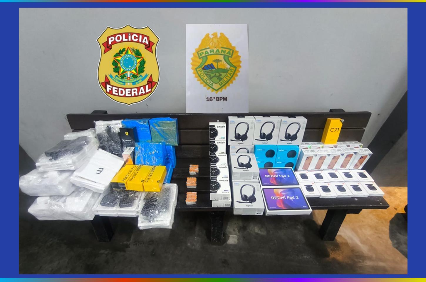PM e Polícia Federal apreendem 48 ampolas de tirzepatida em ônibus na BR-277