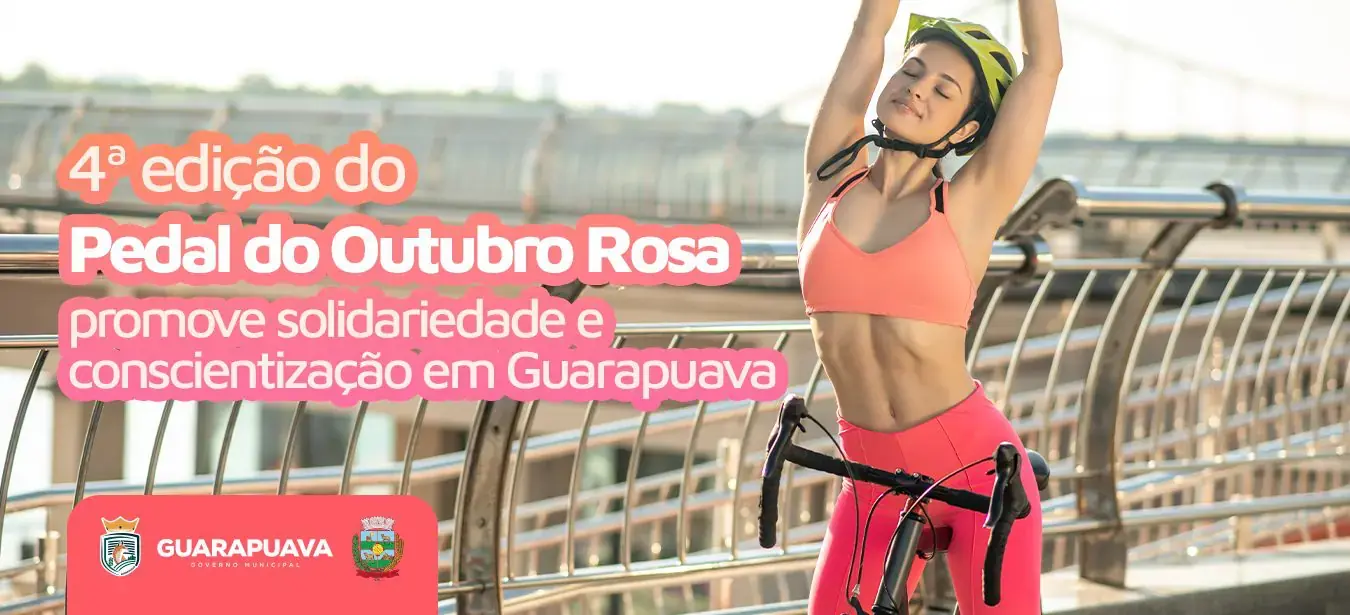 4ª edição do Pedal do Outubro Rosa promove solidariedade e conscientização em Guarapuava