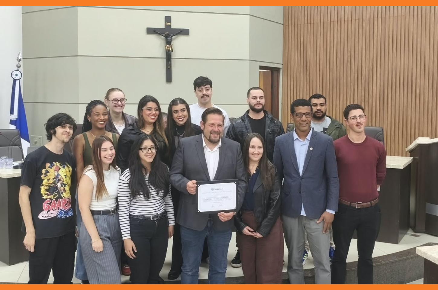 Secom de Guarapuava recebe homenagem da Câmara e secretário destaca campanhas de conscientização