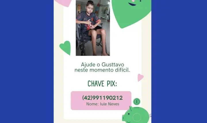 Aos 11 anos, Gustavo enfrenta a leucemia longe de casa e precisa da solidariedade da comunidade