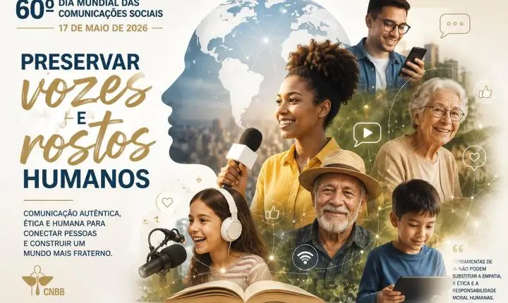 Dia Mundial das Comunicações Sociais de 2026 destaca a preservação da humanidade na comunicação