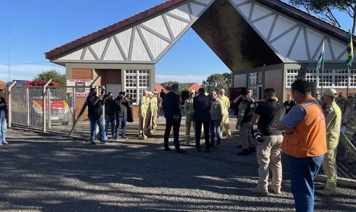 Distrito de Entre Rios volta a contar com posto do Corpo de Bombeiros após reativação em Guarapuava