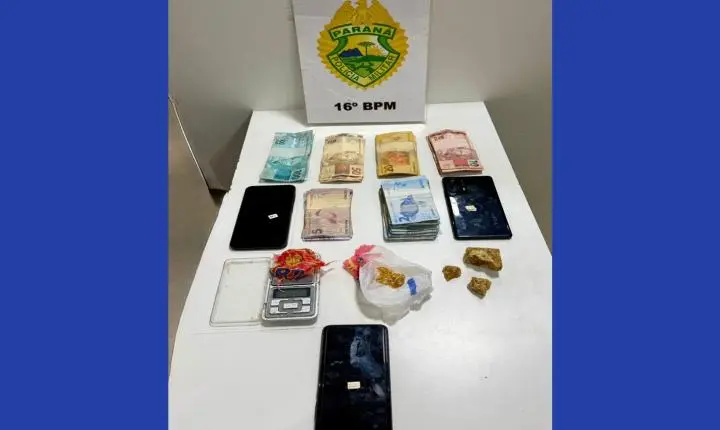 DOIS JOVENS SÃO PRESOS POR TRÁFICO DE DROGAS NA VILA BELA