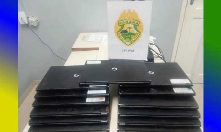 Furto em colégio termina com jovem preso em Guarapuava