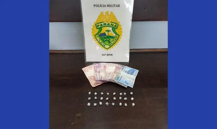 Homem é preso com 24 pedras de crack prontas para venda no Jardim das Américas