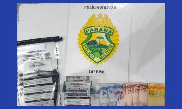 Homem é preso suspeito de tráfico de drogas após abordagem em Guarapuava