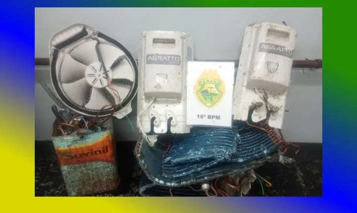 Jovem é preso suspeito de furtar condensadores de ar-condicionado de unidade de saúde em Guarapuava