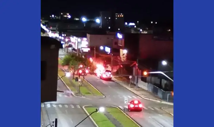 Motorista morre em grave acidente no Centro de Guarapuava