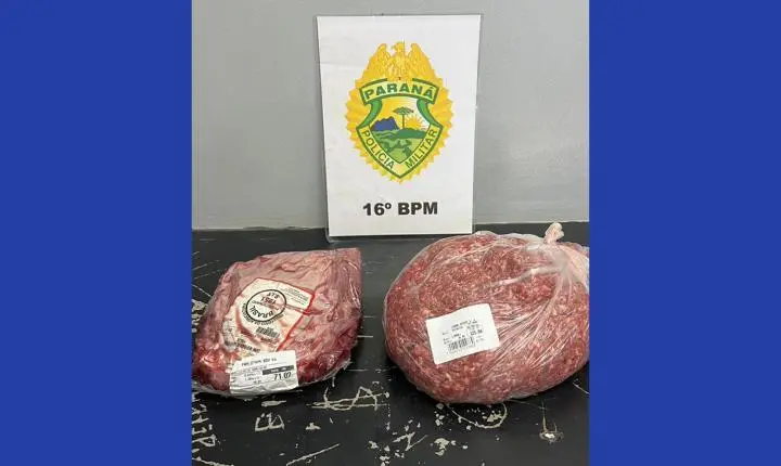 Mulher é detida após furtar carnes em supermercado de Guarapuava