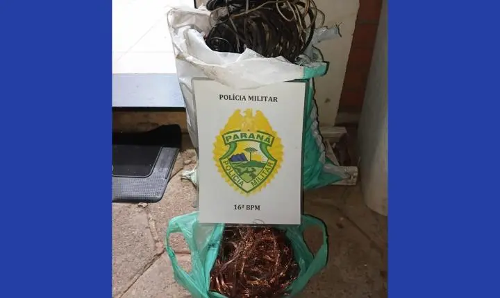 Operação Sinergia prende homem por receptação de fios de cobre em Guarapuava