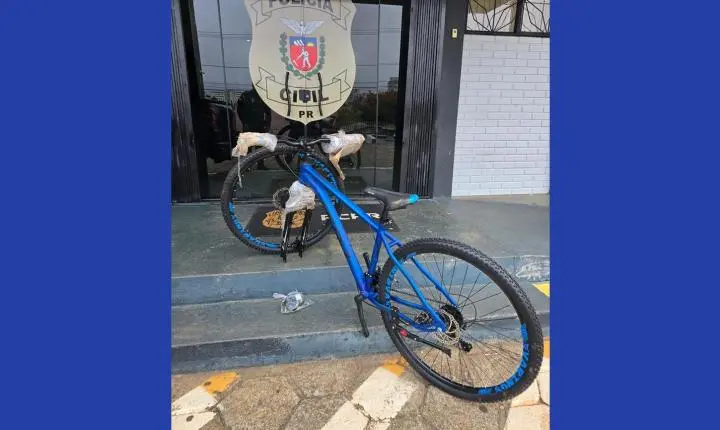 PCPR procura dono de bicicleta recuperada na região de Guarapuava