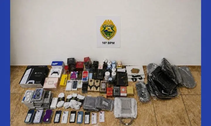 Polícia recaptura foragido e apreensões milionárias marcam últimas ocorrências em Guarapuava