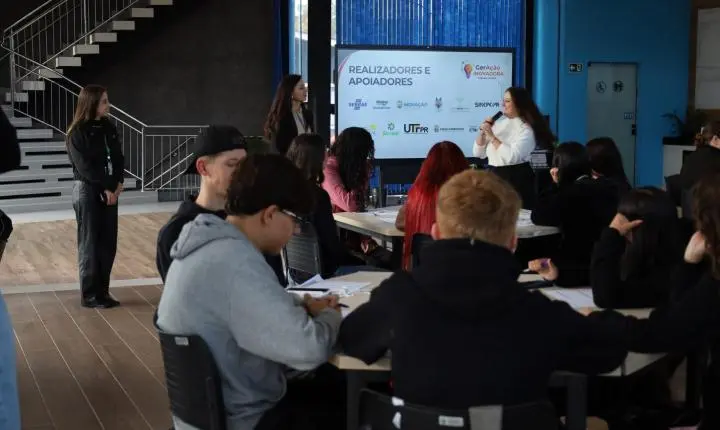 Primeiro encontro do Geração Inovadora reúne estudantes e professores para maratona de ideias em Guarapuava