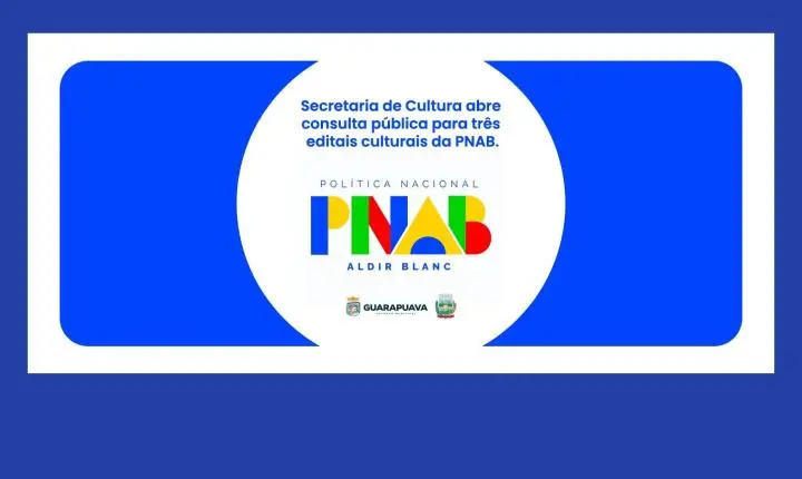 Secretaria de Cultura abre consulta pública para três editais culturais da PNAB