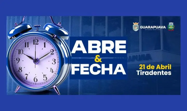 Serviços municipais têm alterações no funcionamento durante o feriado de Tiradentes