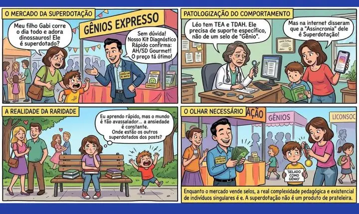 Superdotação em debate: quando a genialidade vira produto e a ciência perde espaço